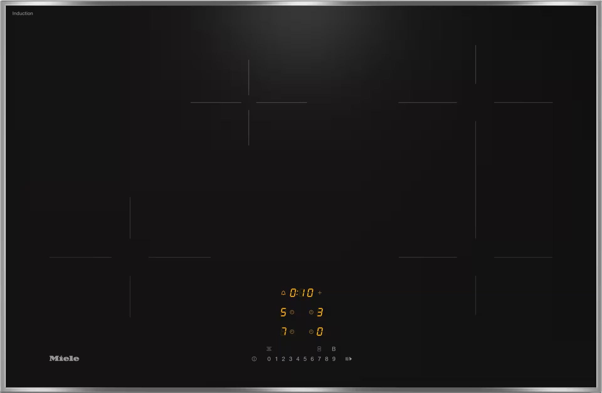 Miele - MIE12315520 VG!S Glaskeramik Kochstelle 80cm 2xPFlex