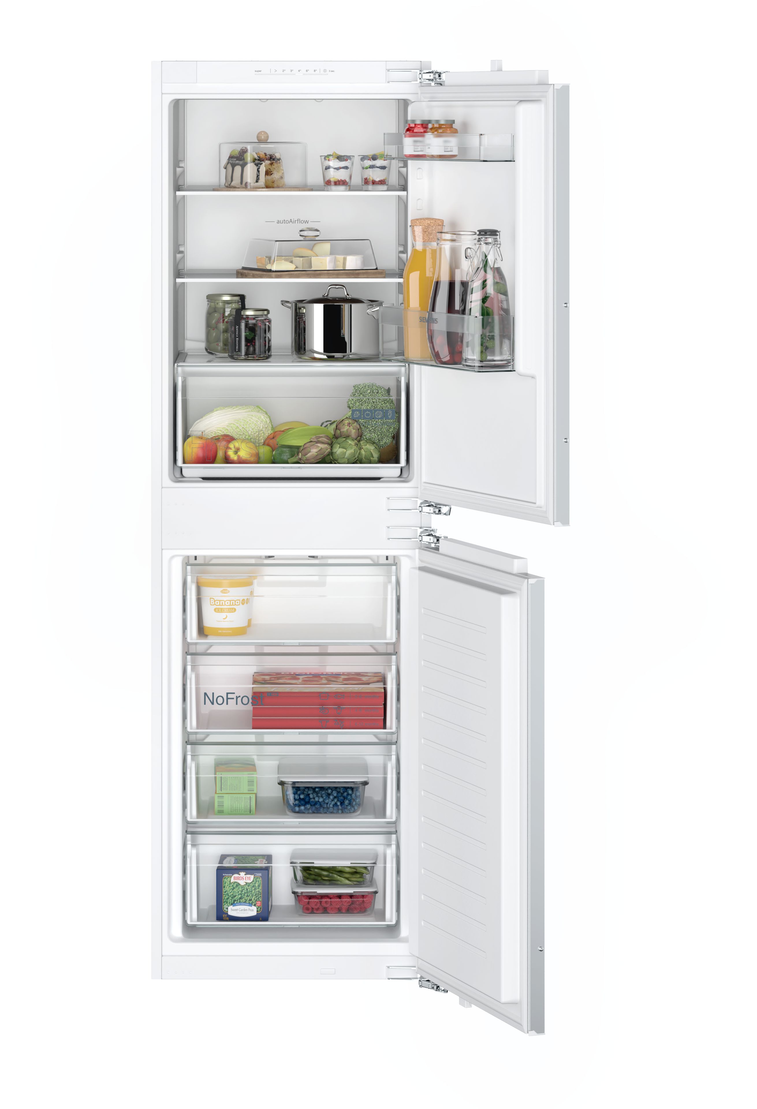 Siemens Hausgerate - SIZKI85NNFE0 KA1/4hl-Gefrierkombi int. 54.1cm NoFr 15