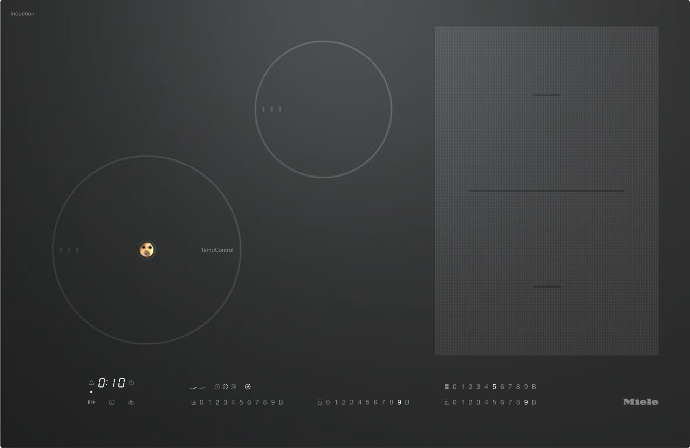 Miele - MIE11506350 VG!S Glaskeramik Kochstelle 80cm 1PFlex