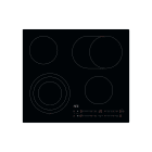 AEG HAUSGERATE - AGZ949492638 Glaskeramik Kochstelle 58cm Dreikr. BrA