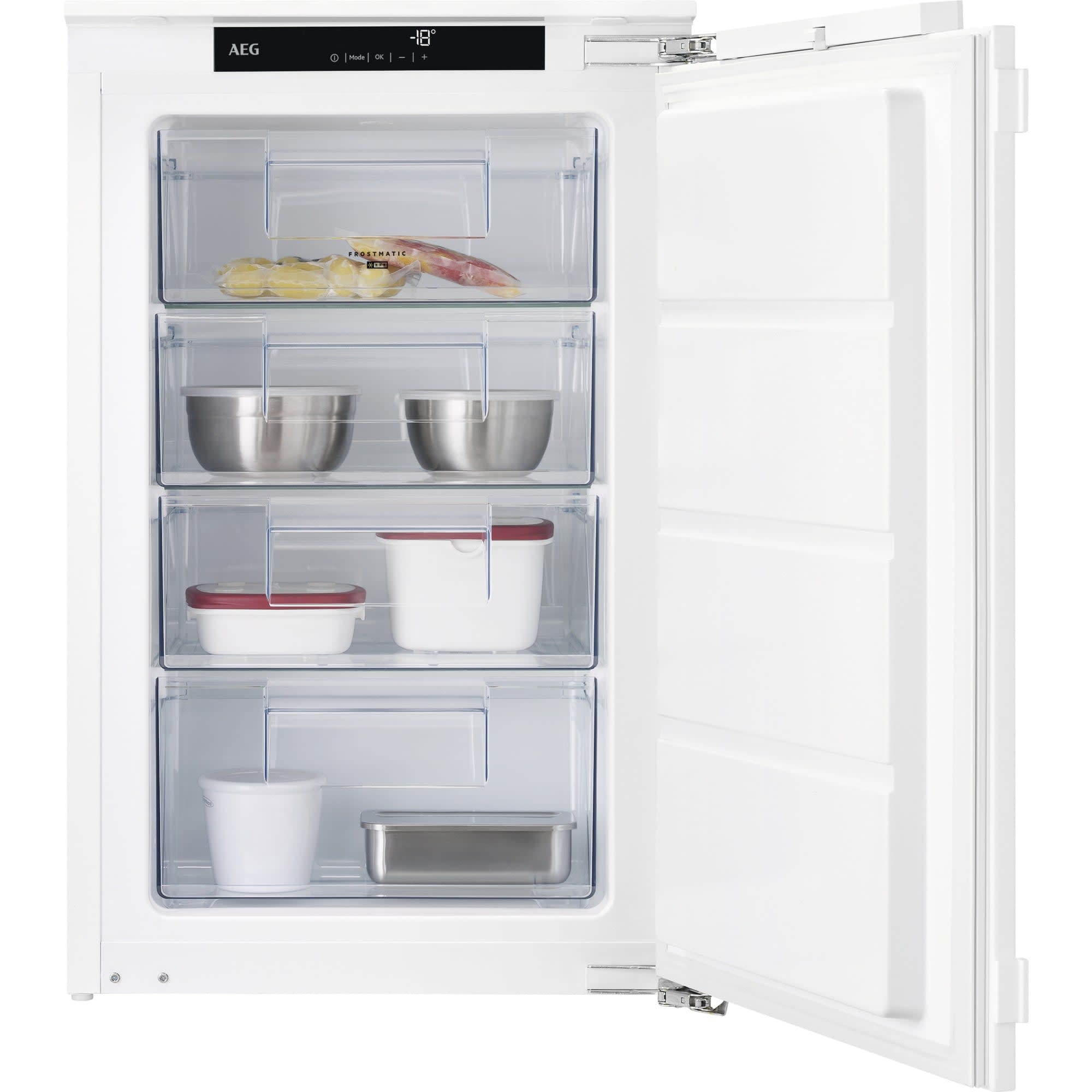AEG HAUSGERATE - AGZ933033619 Gefrierschrank int. 55.6cm 4FAcher 98L