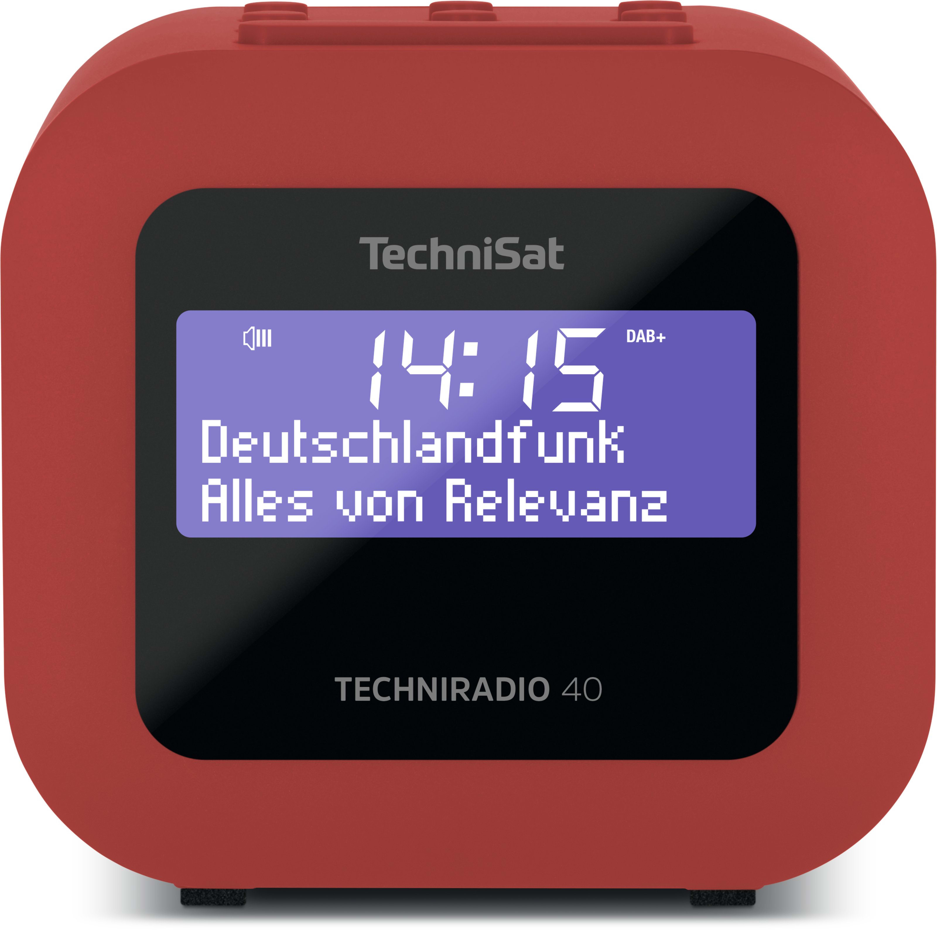 Technisat - TCT0002/2940 Radiowecker 1.2W 2Weckz. UKW/DAB+ RDS ro