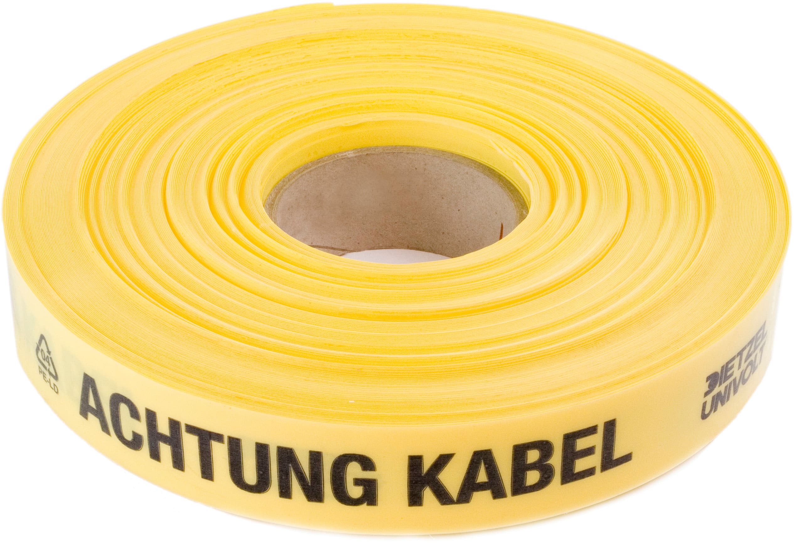 DIETZEL - DIE103271 PE-Leitungswarnband, 100x0,25mm, mit 2 P