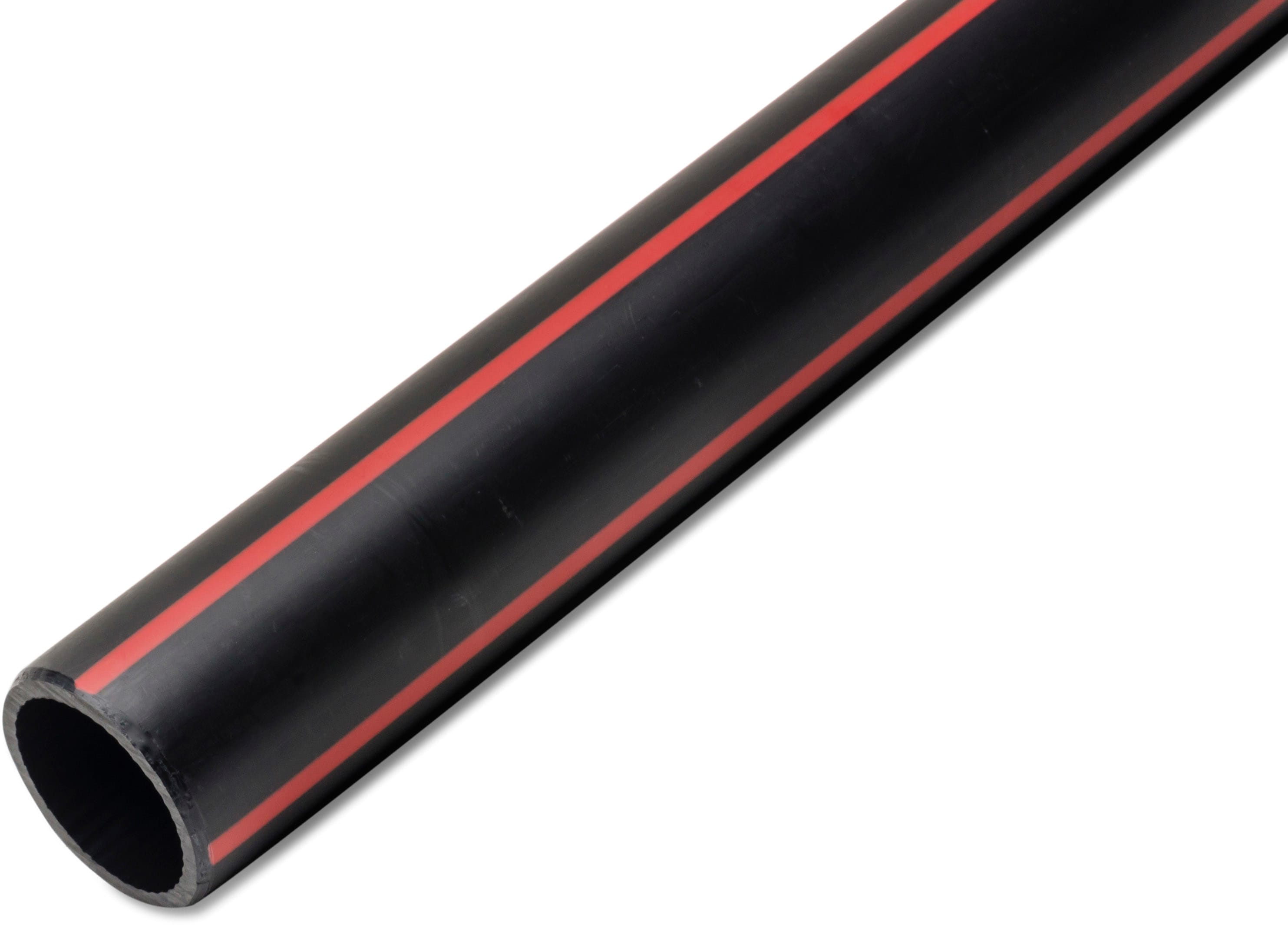 DIETZEL - DIE102925 LWL-Rohr 50X4mm schwarz aus PE-HD 1A, 25