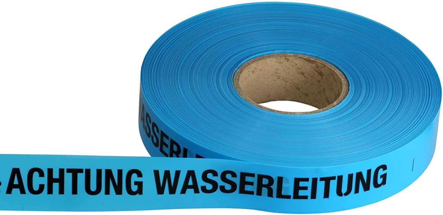 DIETZEL - DIE103881 Leitungswarnband blau, 250m Rolle, WASSE