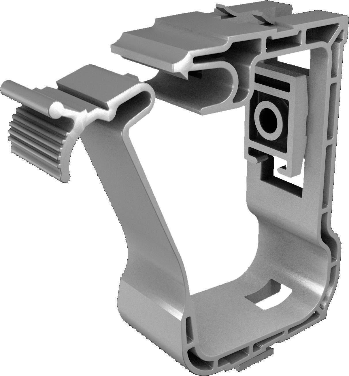 DIETZEL - DIE103962 Kabelsammelhalter, grau (Ahnlich RAL 70