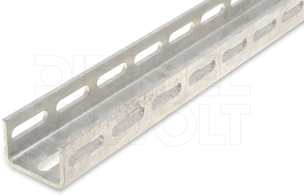 DIETZEL - DIE104659 Konsolhalter aus U-Profil 80x60x5mm, sch