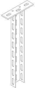DIETZEL - DIE104702 Konsolhalter, dreiseitig gelocht, 57x30x