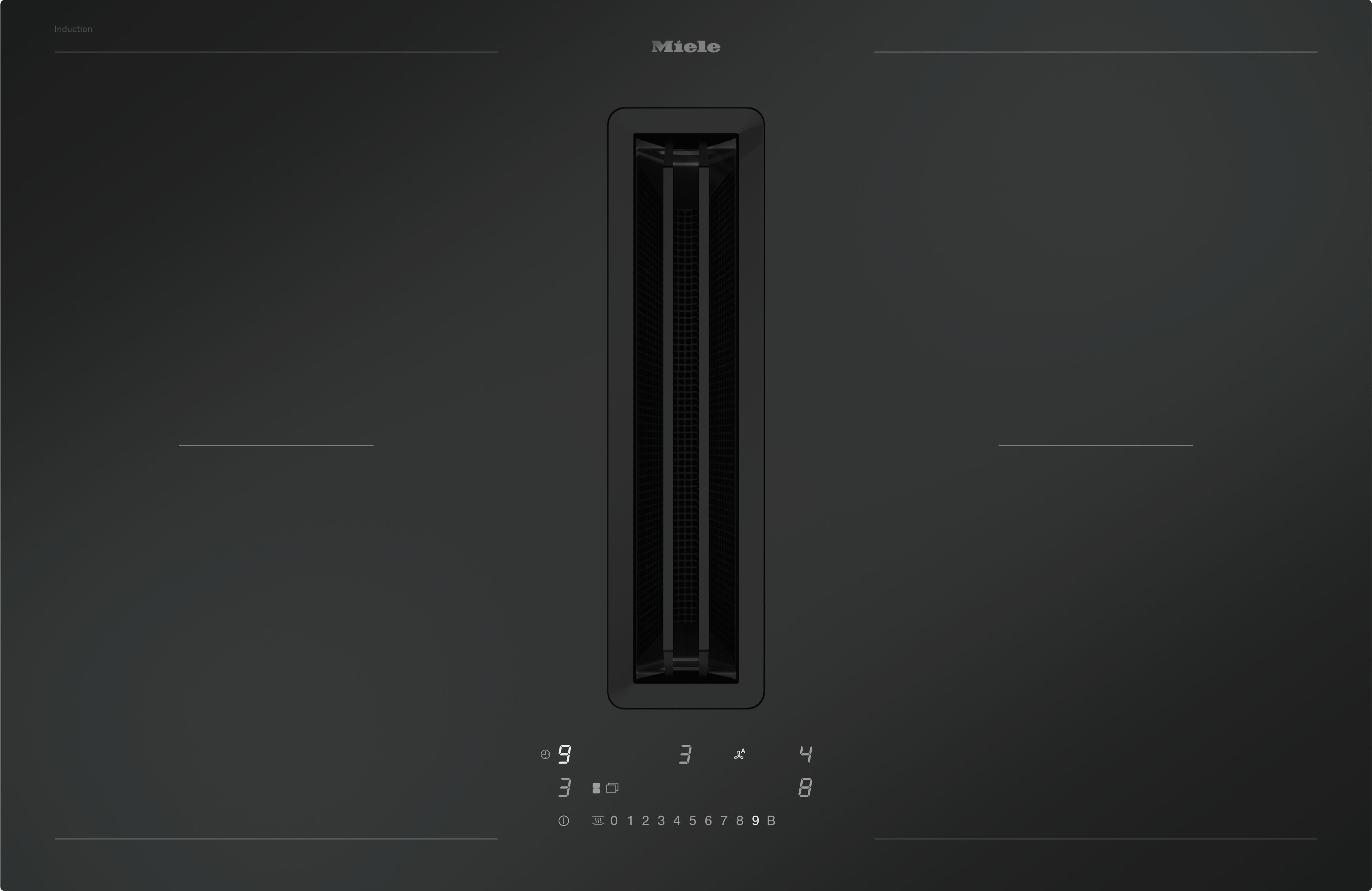 Miele - MIE12383110 VG!S Glaskeramik Kochst. 80cm 2Flex 4Ind
