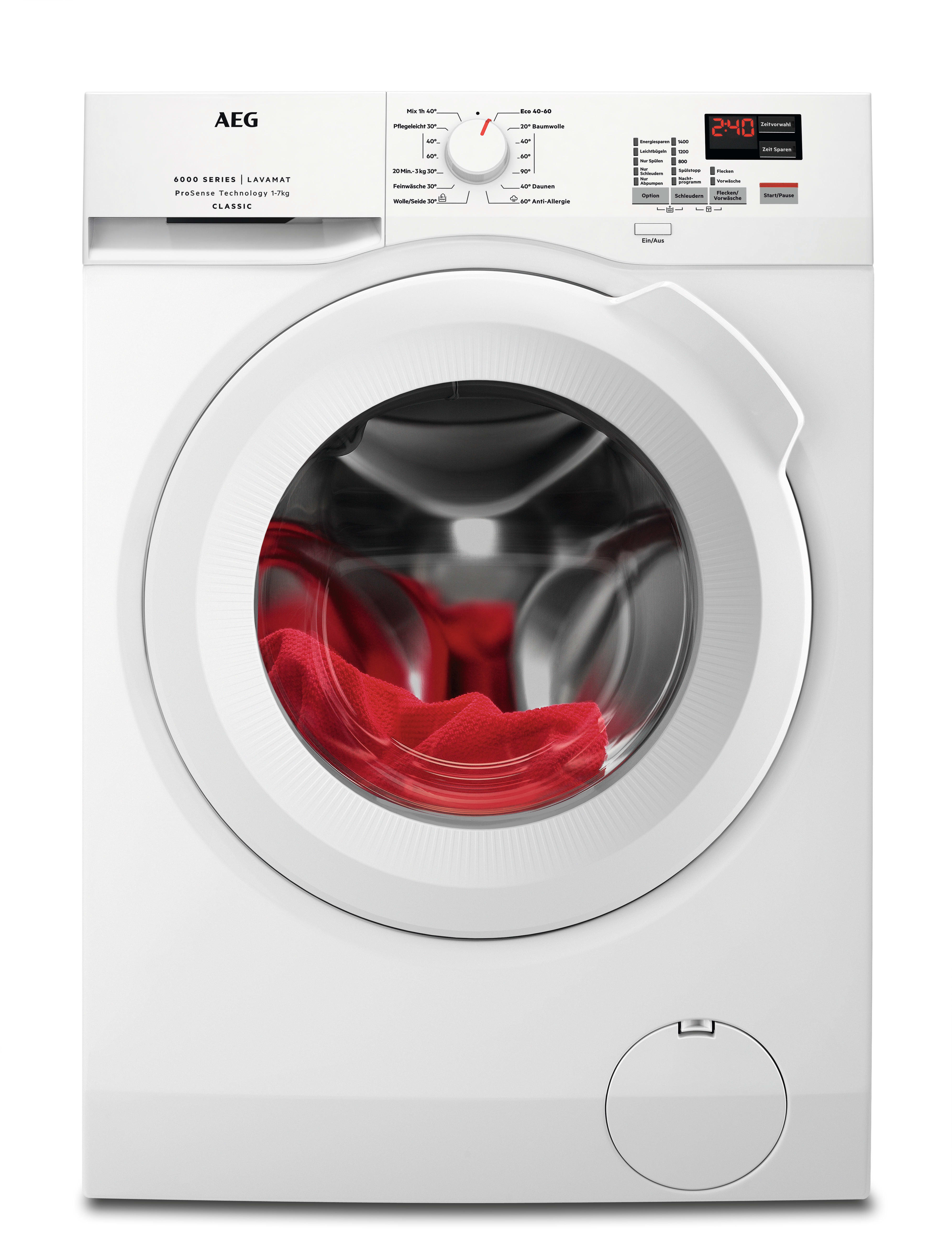 AEG HAUSGERATE - AGZ914913259 Waschmaschine 1400U/min 7kg Disp AqCo Pr