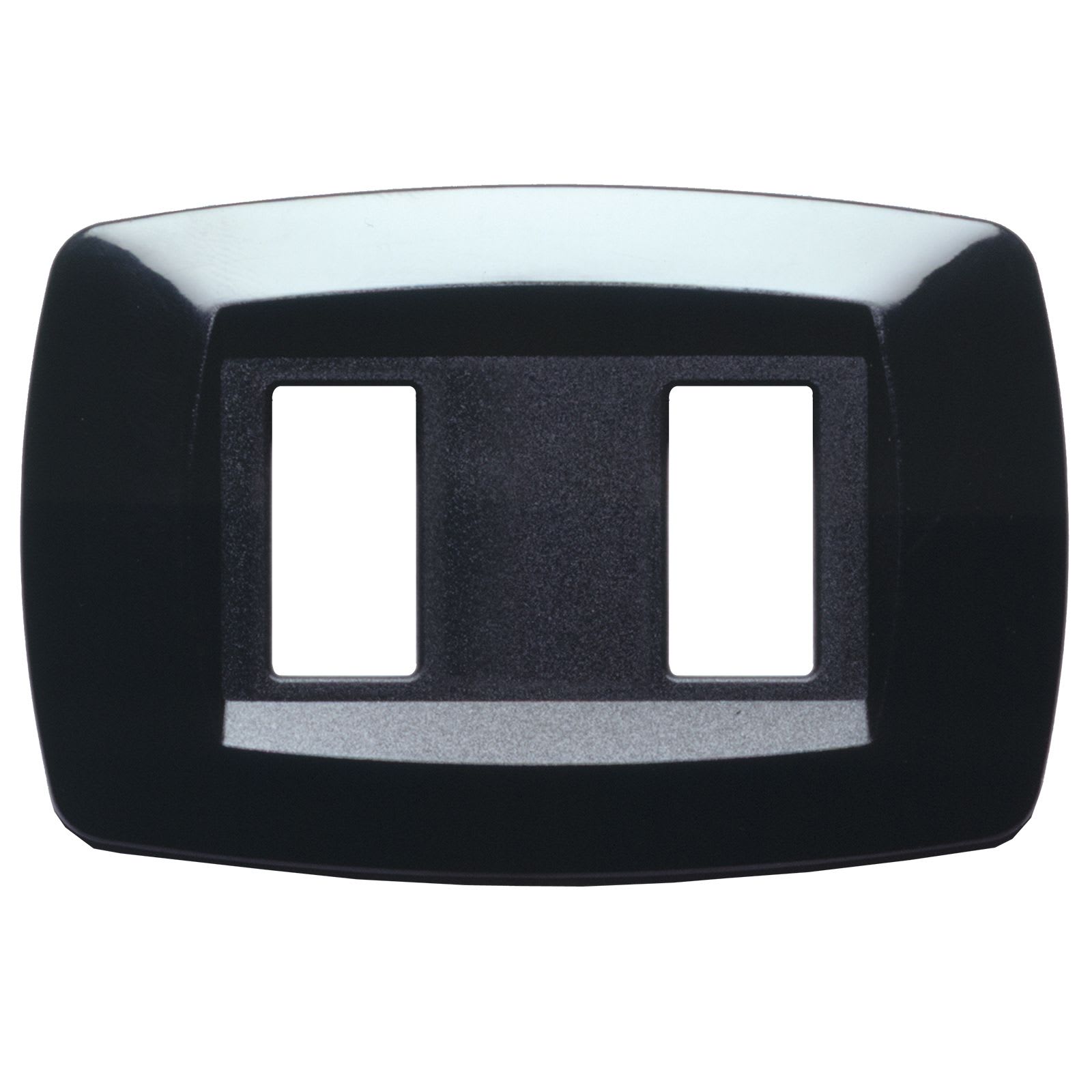 MASTER SRL - MSTMD202 PLACCA MODI 2 POSTI NERO