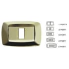 MASTER SRL - MSTMD214 PLACCA MODI 4 POSTI OTTONE