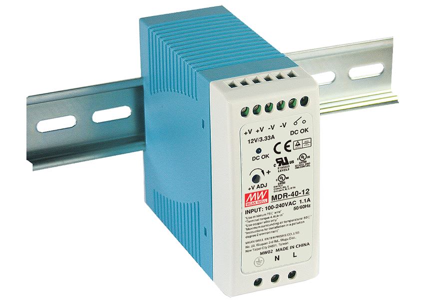 DIGIMAX SRL - DIXMDR-40-12 ALIMENTATORE DIN RAIL 12V 3.33A 40W