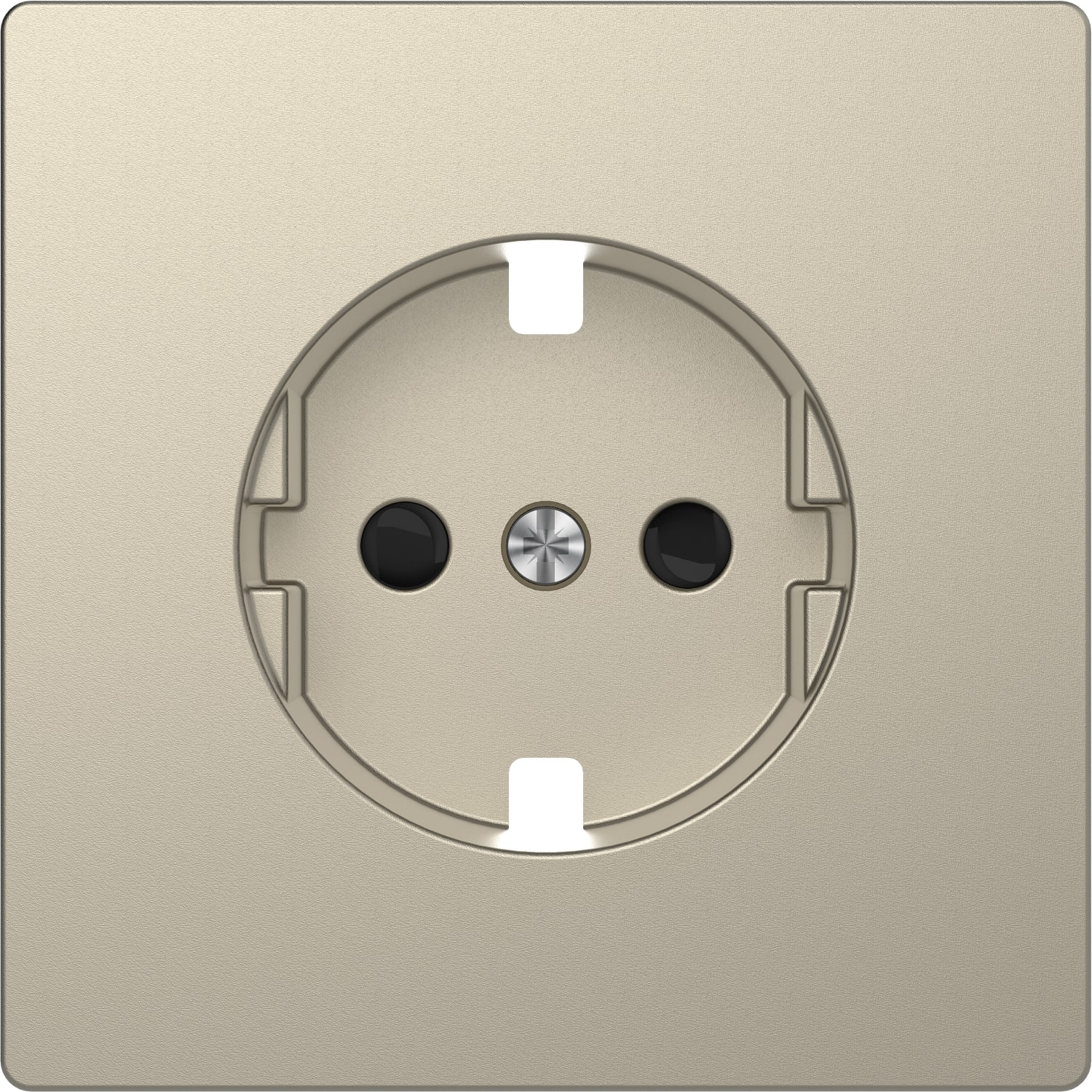 SCHNEIDER ELECTRIC - SNRMTN2330-6033 Placca centrale per presa SCHUKO, protezione, sahara, System Design