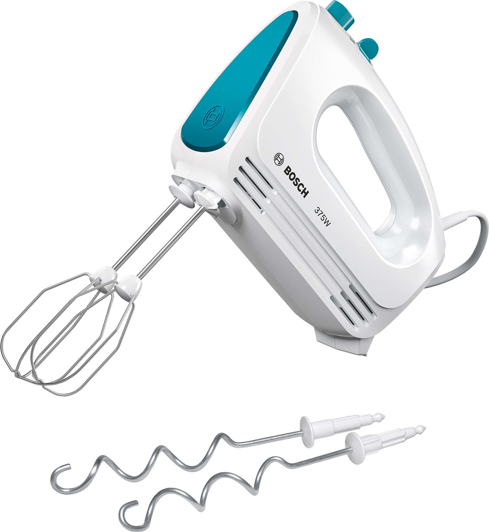 BOSCH ROBERT - BOSMFQ2210D Handmixer,375W,4Stufen,Turbo,weiss-blau
