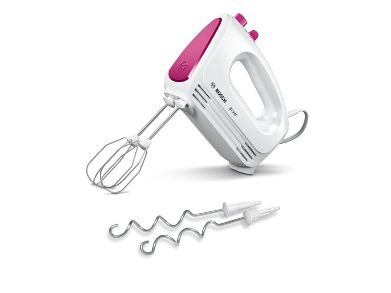BOSCH ROBERT - BOSMFQ2210P Handmixer,375W,4Stufen,Turbo,weiss-pink