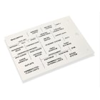 CEMBRE SPA - CEM990833N TARG.RIGIDE MG-17.5-A ADES. NERO 15X107,