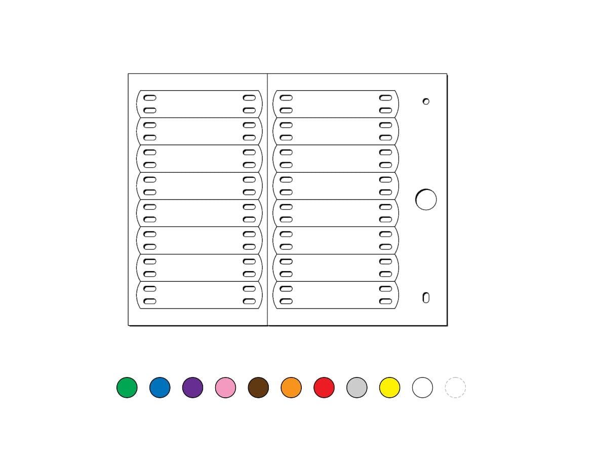 CEMBRE SPA - CEM64577VI-PO TARGH. MG-ETF POLIOL.FIS.FASCET.26X60 MM