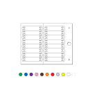 CEMBRE SPA - CEM64577VI-PO TARGH. MG-ETF POLIOL.FIS.FASCET.26X60 MM