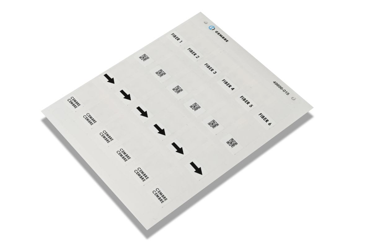 CEMBRE SPA - CEM49951-015 SEGNACAVO MG-KMP050 AD.BIANCO 15X15 MAX=