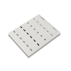 CEMBRE SPA - CEM49951-015 SEGNACAVO ADESIVI, SU SCHEDA, PREFUSTELLATI, IN POLIOLEFINA, PRIVO DI SILICONE, HALOGEN FREE, BIANCO, 15x15mm, CAVO DIAMETRO 6-10mm