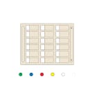 CEMBRE SPA - CEM49965-080 SEGNACAVO MG-KMP092 AD.BIANCO 92X80 MAX=