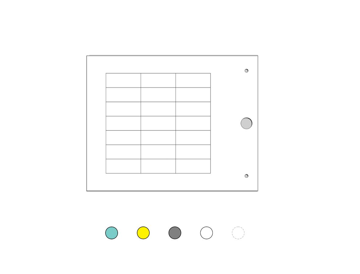 CEMBRE SPA - CEM71008-HF TARG MG-PLC GRIGIO MET. HF 12,7X31 SIEME