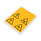 CEMBRE SPA - CEM991110 ETICH.MG-SIGNS VY GIALLO RAL1003 RET.52X