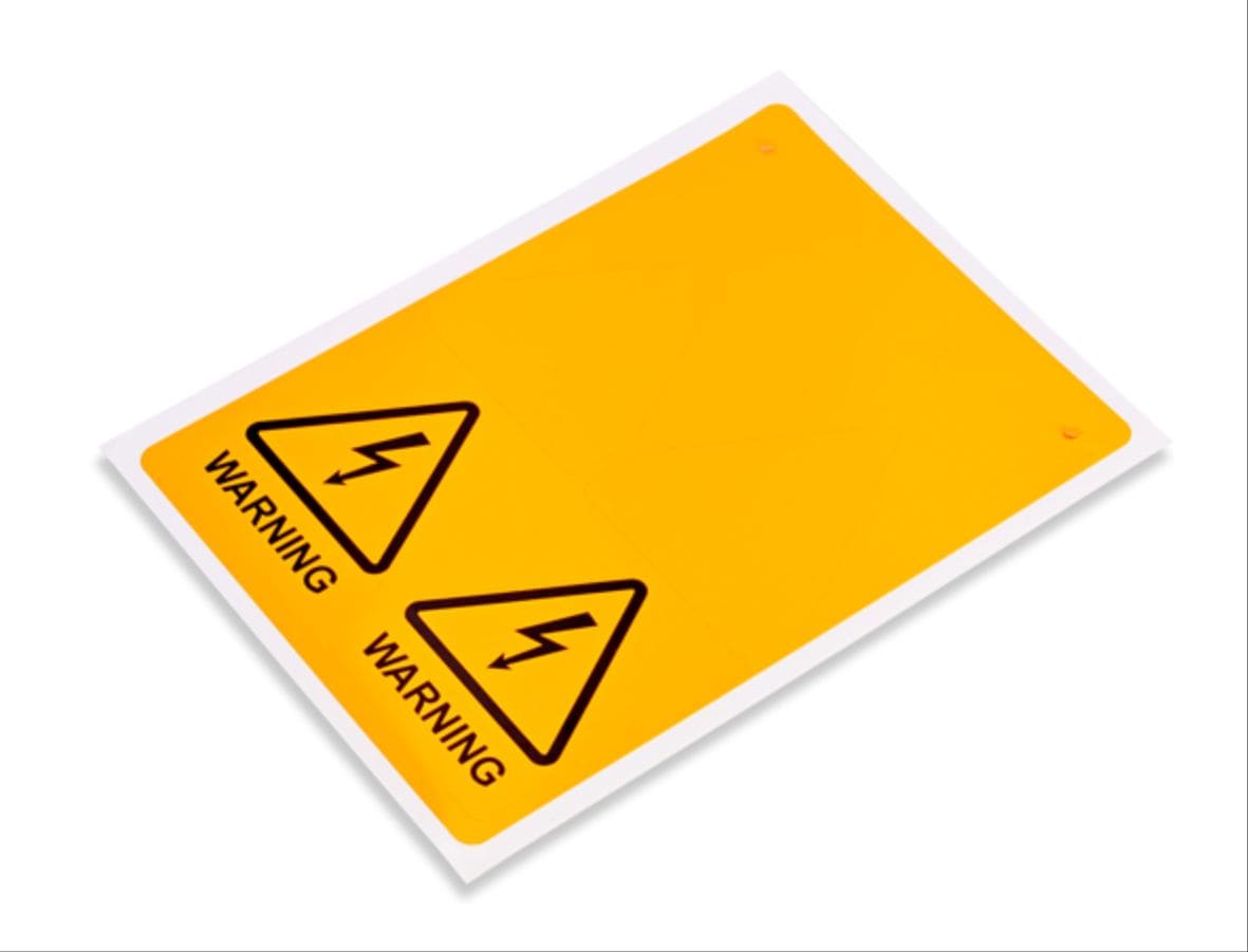 CEMBRE SPA - CEM991120 TARGA MG-SIGNS PVCR GIALLO RAL1003 =40M