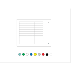 CEMBRE SPA - CEM49691 TARGH.MG-TAA ADES.BIANCA 9X70 X COMPONEN