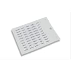 CEMBRE SPA - CEM45396N TARGHETTA MG-TAR BIANCA 6,3X30 X COMPONE