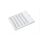 CEMBRE SPA - CEM42030N-HF TARGHETTE SEGNACAVO, SERIE FLAT, PREFUSTELLATE, PER TUBETTI PMF, IN POLICARBONATO, HALOGEN FREE, 4x15mm, ARANCIO