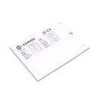 CEMBRE SPA - CEM88762-HF TARGHE QUADRO ADESIVE, PREFUSTELLATE, IN POLICARBONATO, HALOGEN FREE