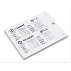 CEMBRE SPA - CEM48903-HF TARGA MG-VRT-R BIANCO 52X107 HALOGEN FRE