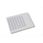 CEMBRE SPA - CEM46444 ETICHETTE ADESIVE, IN FILM PVC, PREFUSTELLATE, PER ESTERNO QUADRO, 20x35mm, GIALLO PVC99008YE