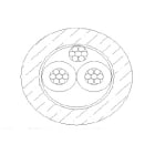 MICRO TEK SRL - MIKAX20402200 CAVO ALLARME IN CCA 4 X 0.22 PVC BIANCO