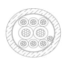MICRO TEK SRL - MIKAX22754022 CAVO ALLARME IN CCA 2 X 0,75 + 4 X 0,22