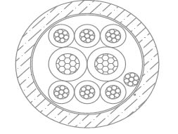 MICRO TEK SRL - MIKAX22754022 CAVO ALLARME IN CCA 2 X 0,75 + 4 X 0,22