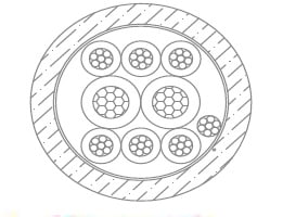 MICRO TEK SRL - MIKAX22756022 CAVO ALLARME IN CCA 2 X 0,75 + 6 X 0,22