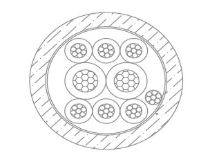 MICRO TEK SRL - MIKB205402210 CAVO DA INTERRAMENTO 2X0,50+4X0,22 FRPE