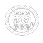 MICRO TEK SRL - MIKB207562210 CAVO DA INTERRAMENTO 2X0,75+6X0,22 FRPE
