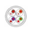 MICRO TEK SRL - MIKMTK65AHB32 U/UTP CAT.6 ADVANCED GUAINA LSZH