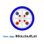 MICRO TEK SRL - MIKMTK70ZHB10 F/UTP CAT. 6 LSZH B2CA-S1A-D0-A1