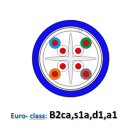 MICRO TEK SRL - MIKMTK70ZHB10 F/UTP CAT. 6 LSZH B2CA-S1A-D0-A1