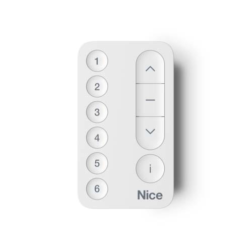 NICE SPA - NICMINIDOMI6 TRASMETTITORE NICE MINIDOM 6 WHITE