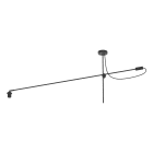 NOVALUX SPA - NOX111601.02 MISS PL: PLAFONE ORIENTABILE 1XE27 NERO