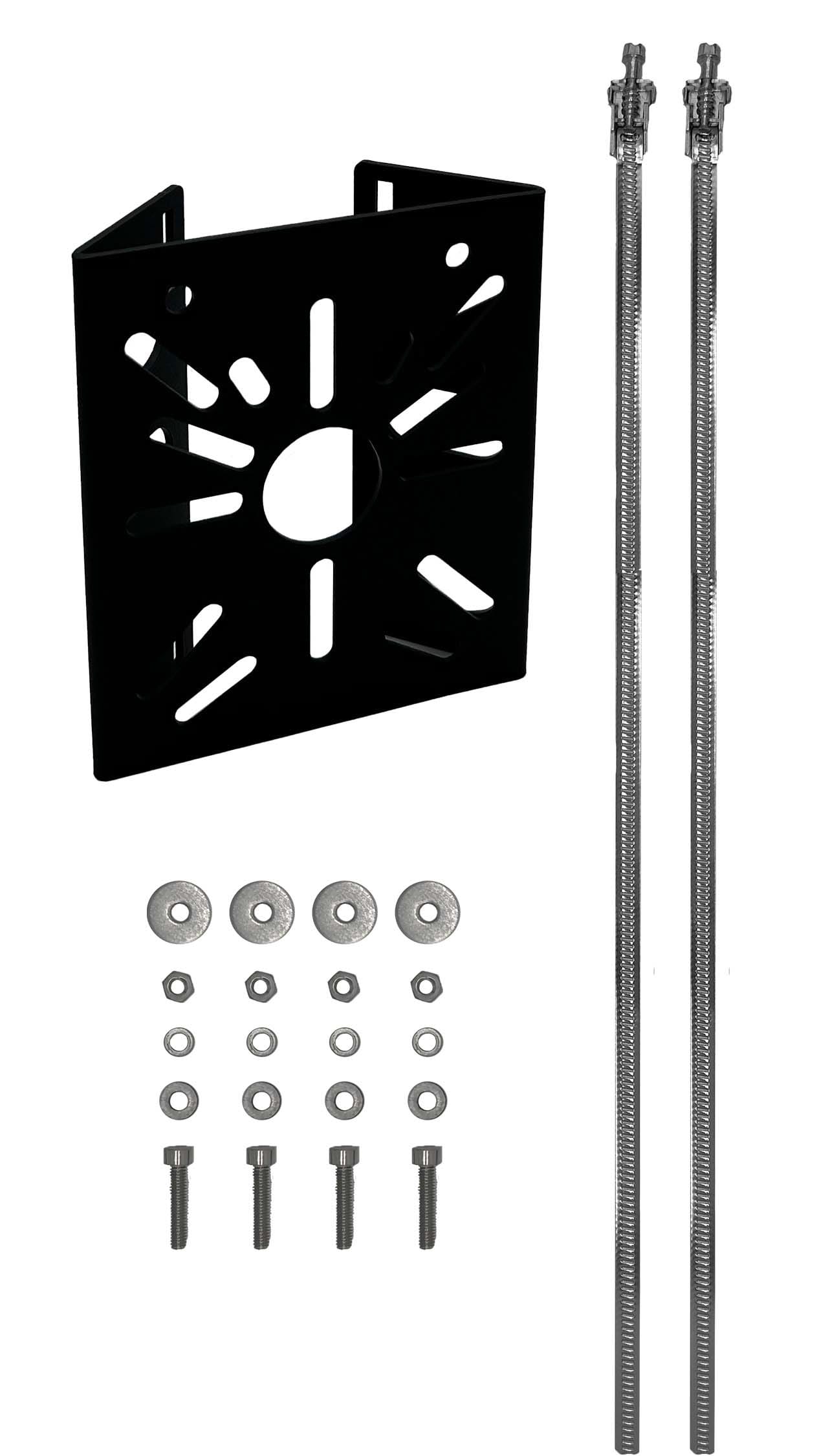 UNIERRE SRL UNIPERSO - URRMM2957FA Staffa acciaio 120x140x2mm-gr.antraciteM