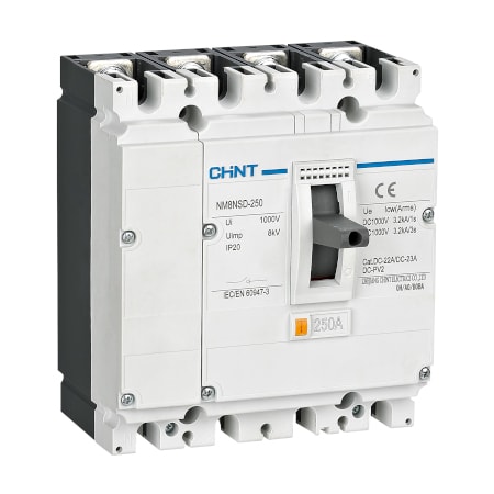 CHINT ITALIA INVESTM - CHT273115 NM8NSD-250DC/4-SEZ SCATOLATO 4P 250A DC