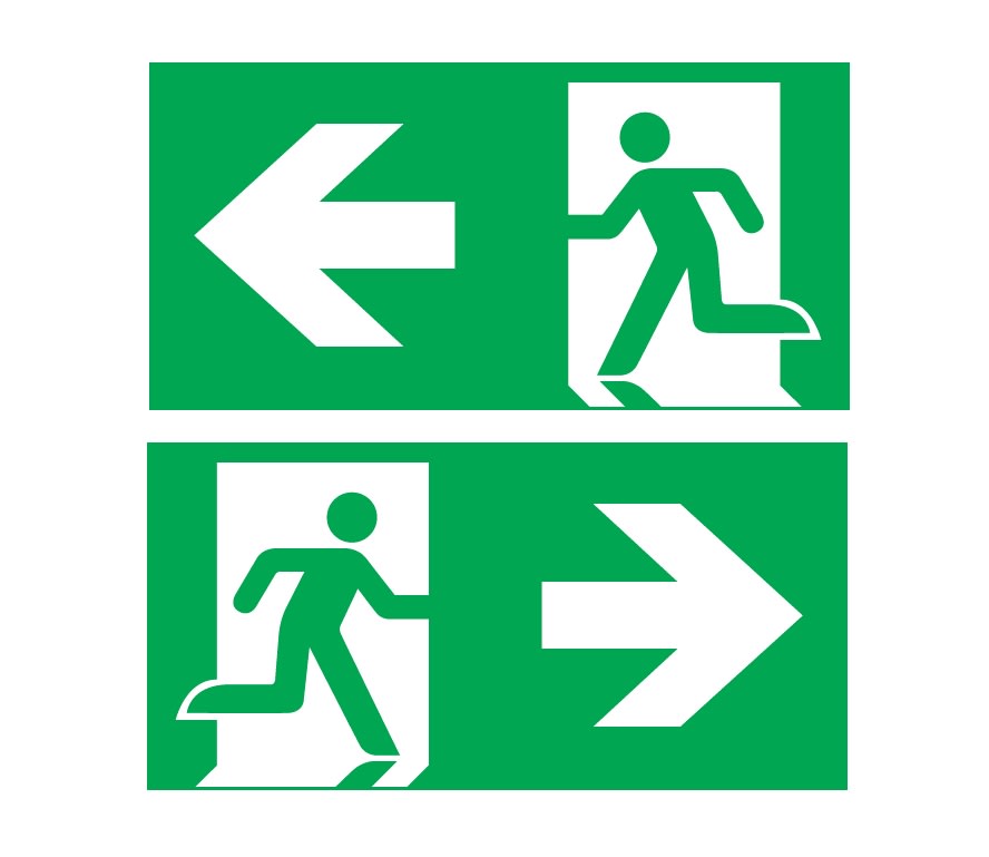 EATON - EAOO-ESP-ILR VELOS PANNELLO ISO7010 SINISTRA/DESTRA 3