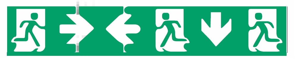 EATON - EAOSL23A SAFELITE SET 3 PITTOGRAMMI ISO7010